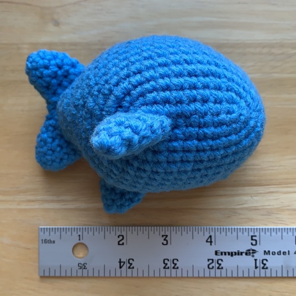 Amigurumi- Handmade Crocheted Dolphin - Stuffed Animal New Without Tags- Craft - Picture 5 of 8